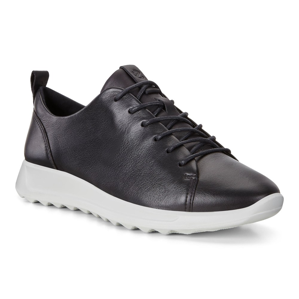 ECCO Womens Sneakers Black - Flexure Runner - ATX-098653